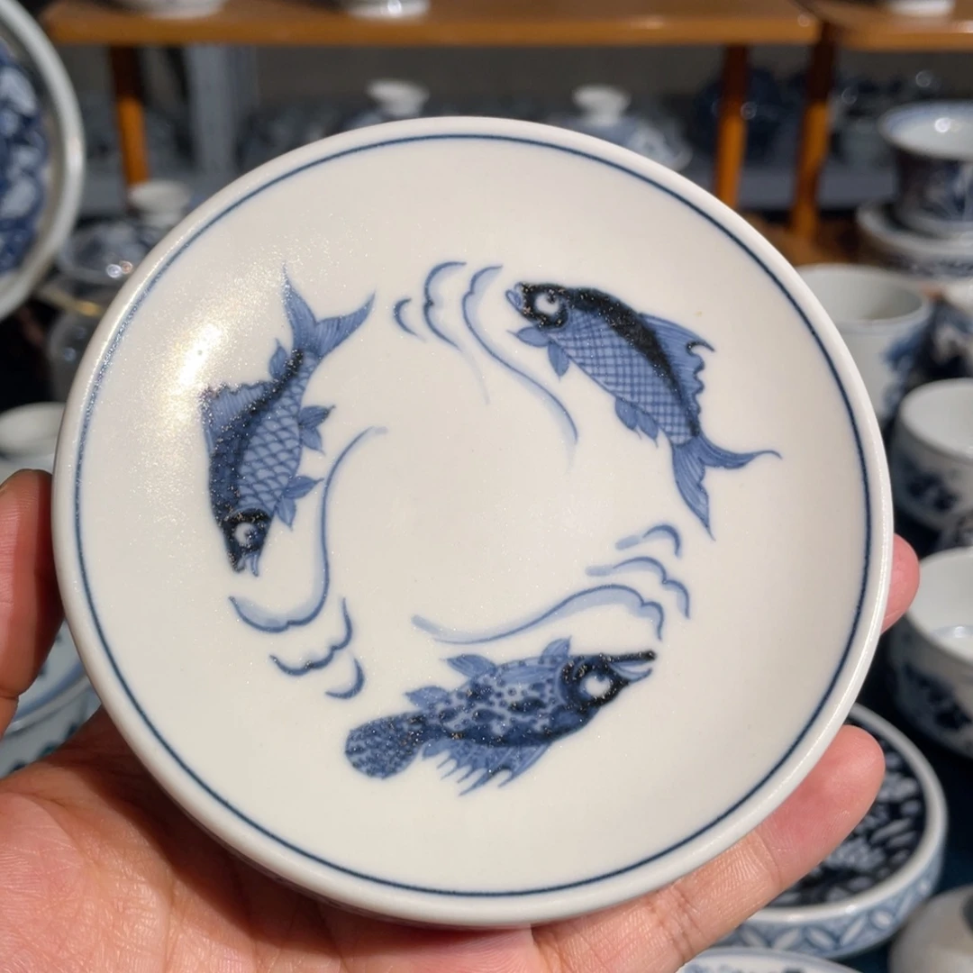 帅***郭景德镇手工手绘陶瓷  清仓