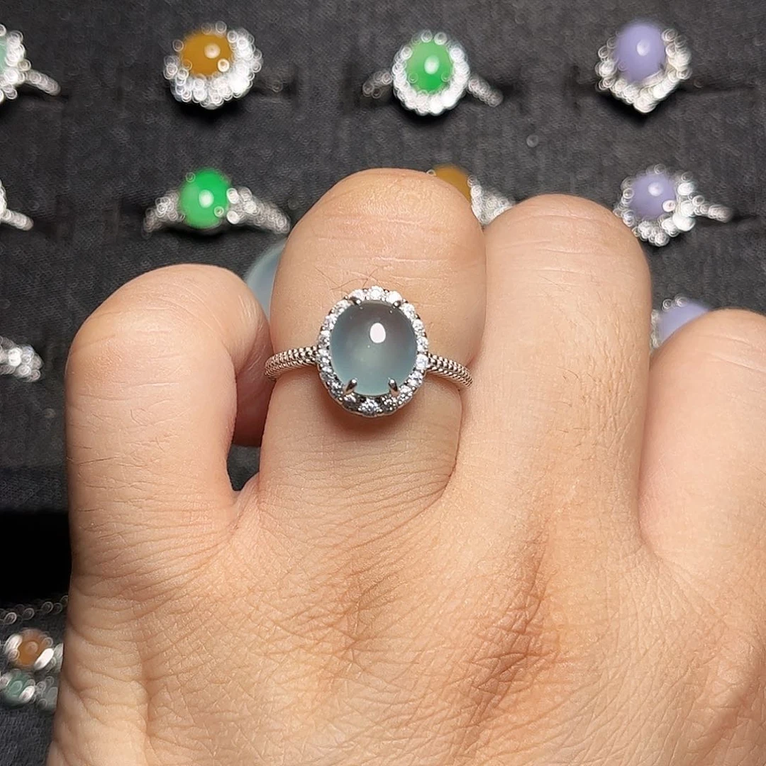 未镶嵌戒指翡翠1