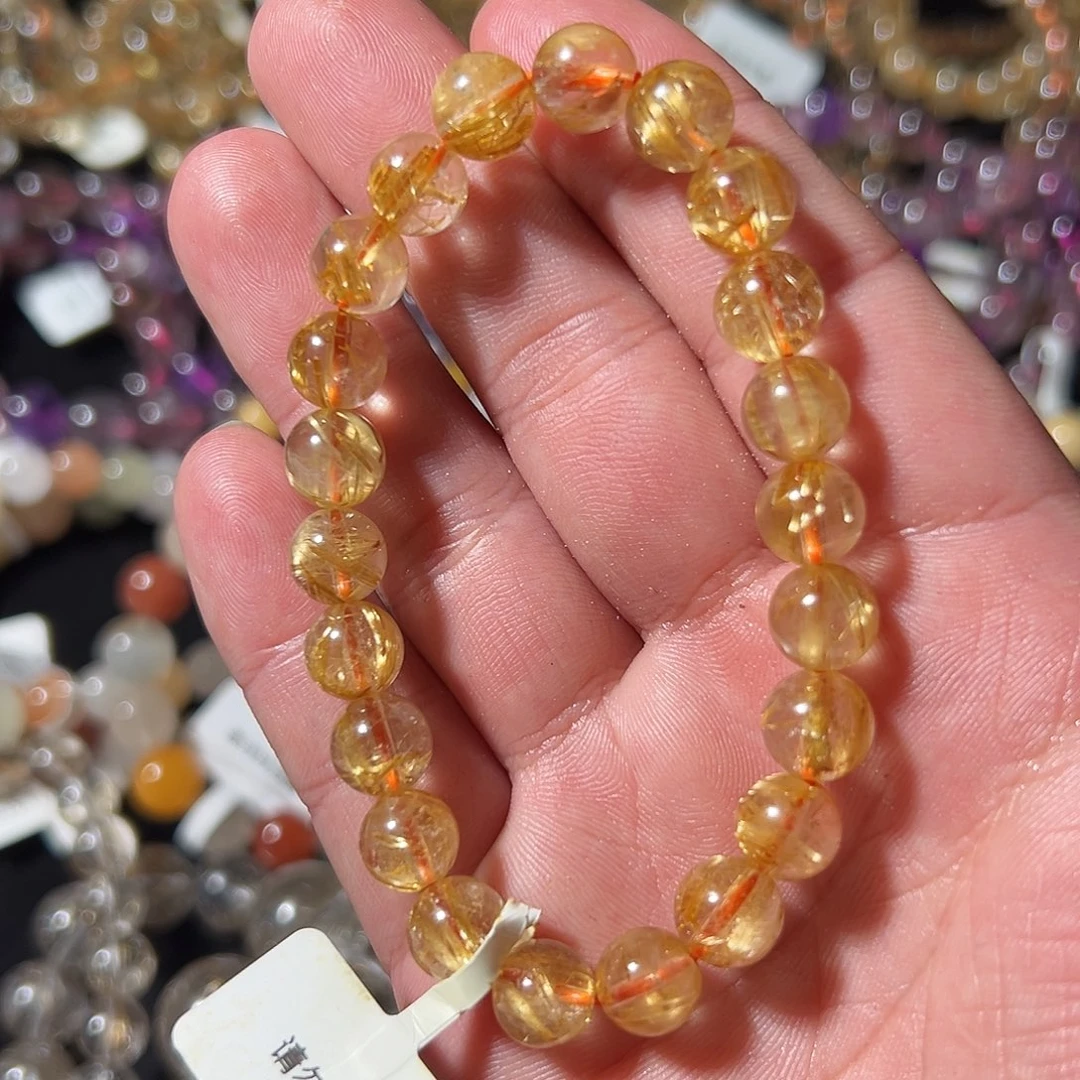 未镶嵌手链水晶金发