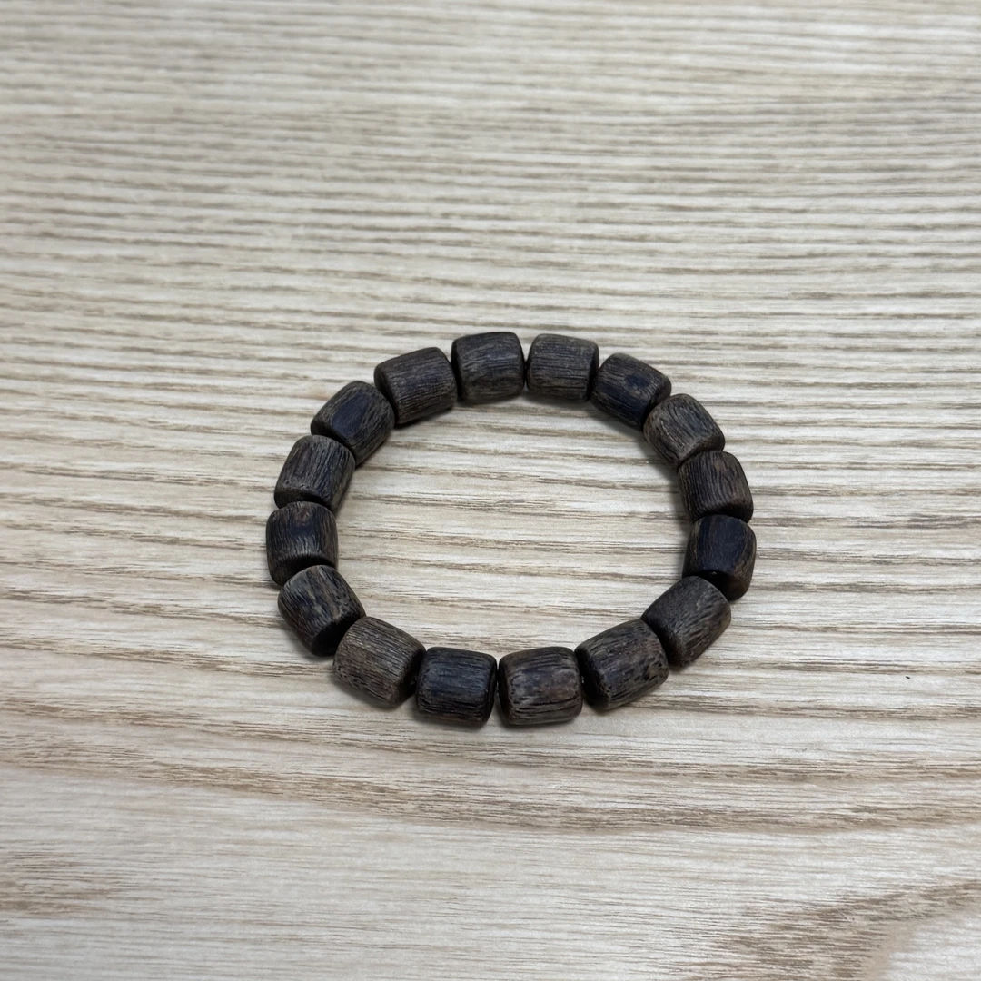 沉香奇楠沉香沉水桶珠单圈多样性发一21-T