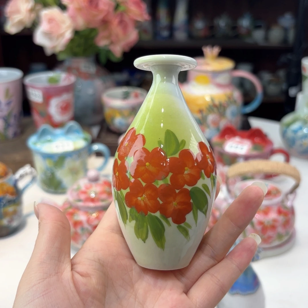 景德镇手绘高温釉下彩陶瓷茶具