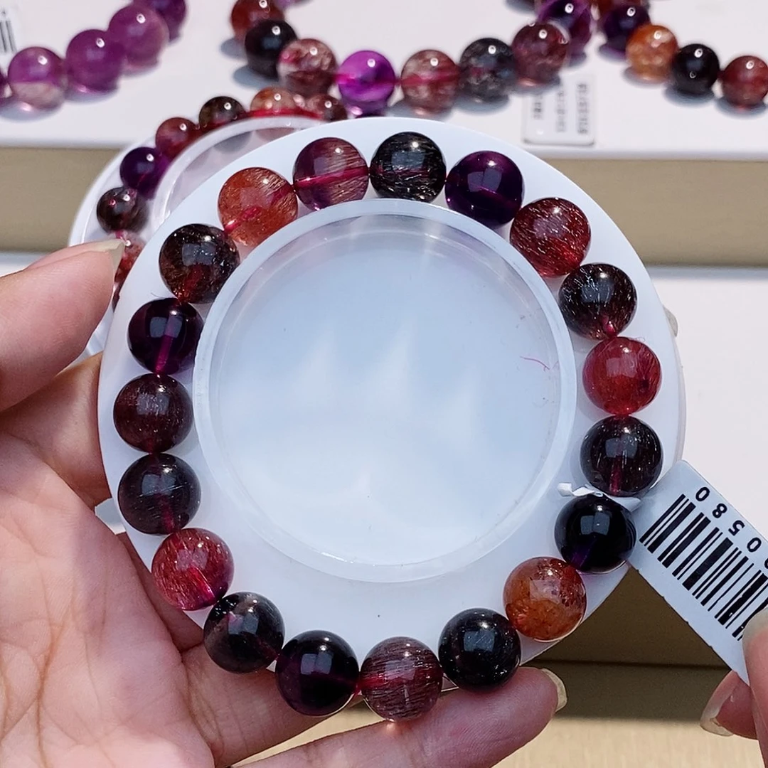 手链水晶未镶嵌黑加仑10+