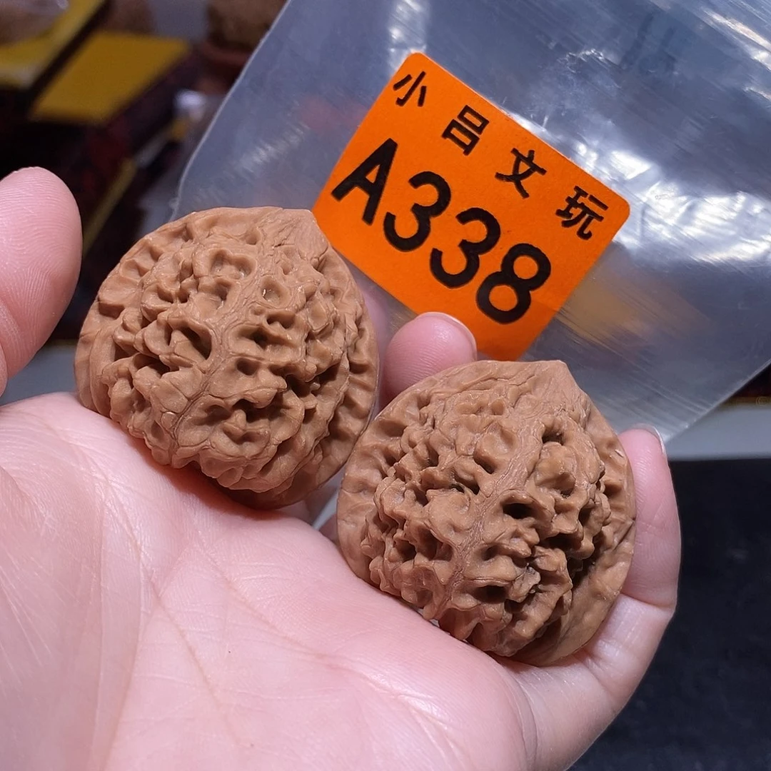 有***赢吊坠文玩核桃38太行龙纹……