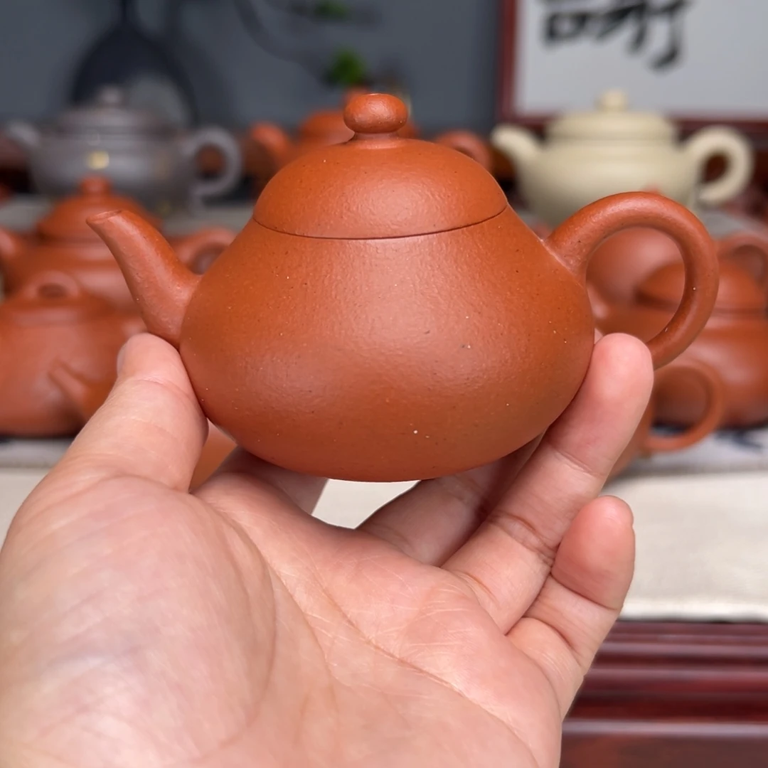 茶壶紫砂宝山红泥120