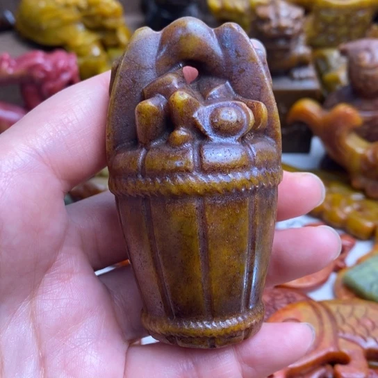 蛇纹石玉未镶嵌颈饰108