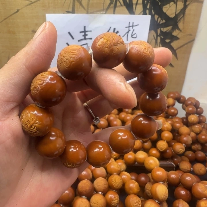 鸿***鹄把件橄榄核橄榄核手串
