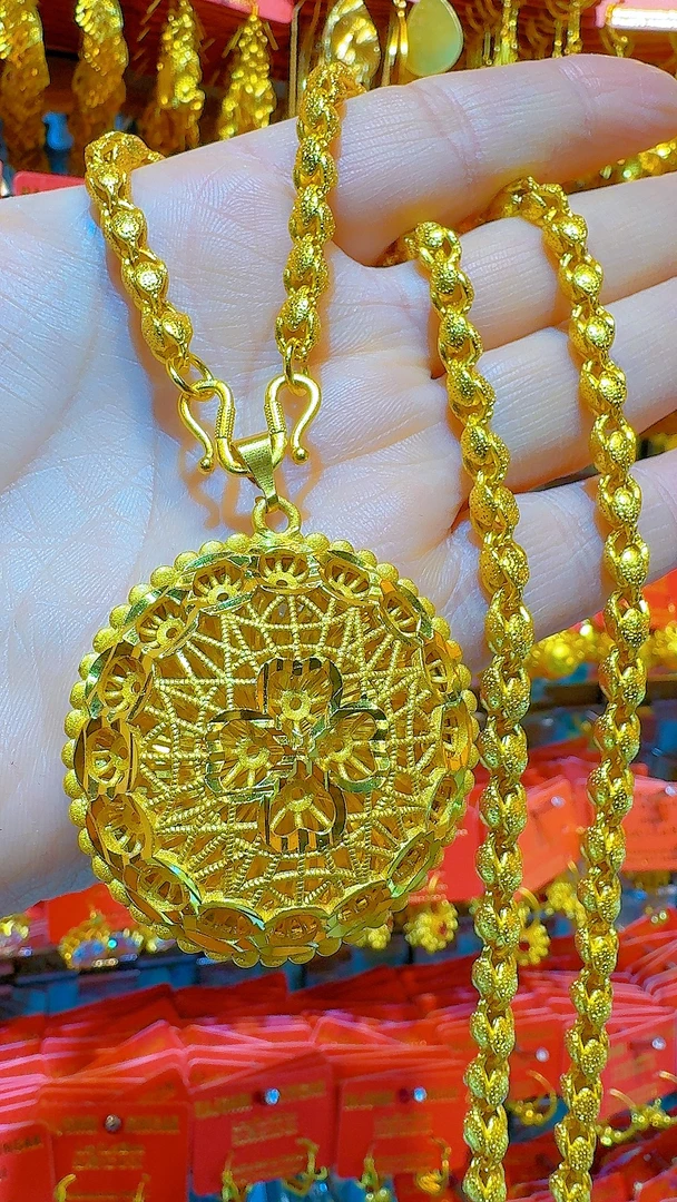 铜合金吊坠 铜合金吊坠 合金吊坠 【LayLaBez】镂空项链女款铜吊坠