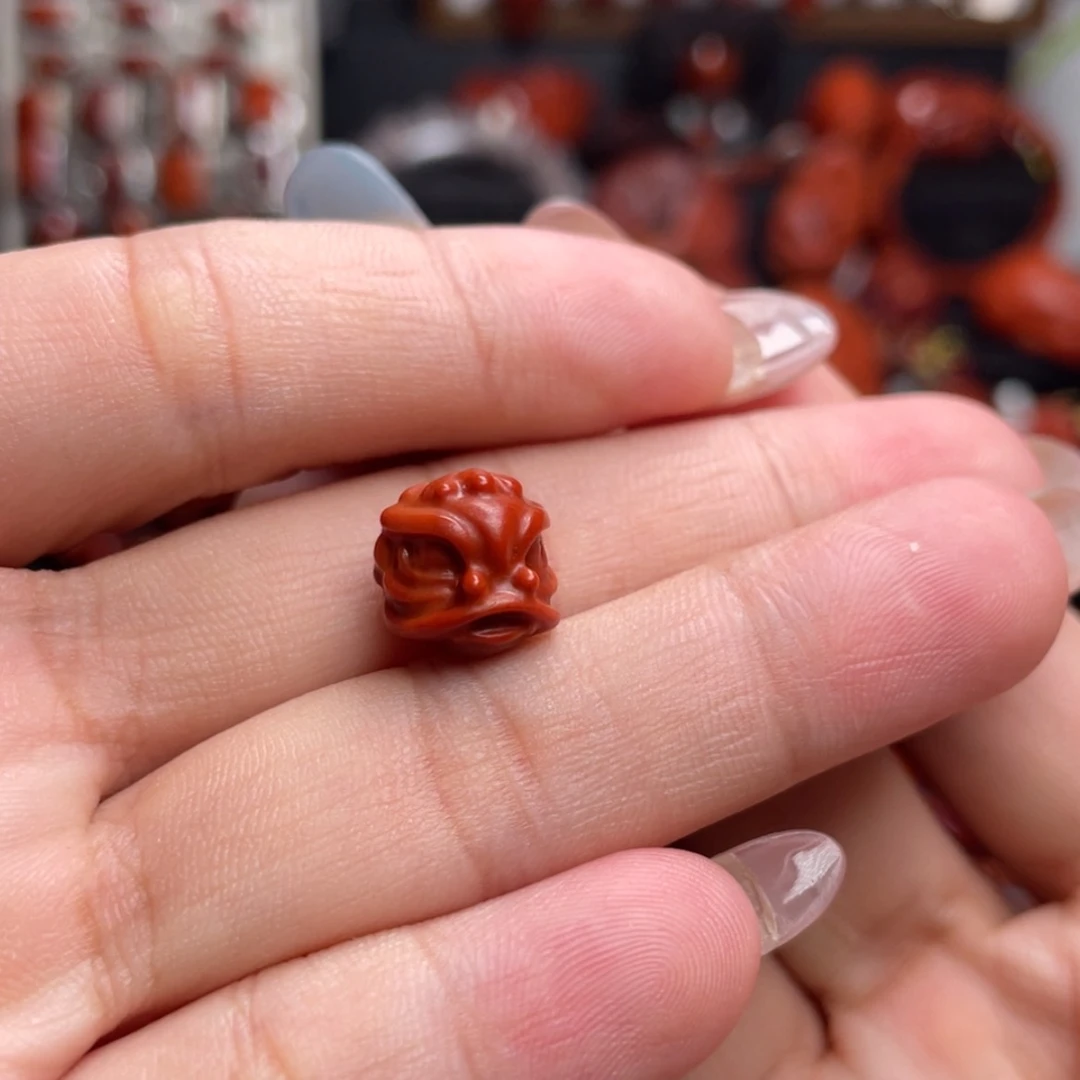 【闪购商品】未镶嵌醒狮南红玛瑙
