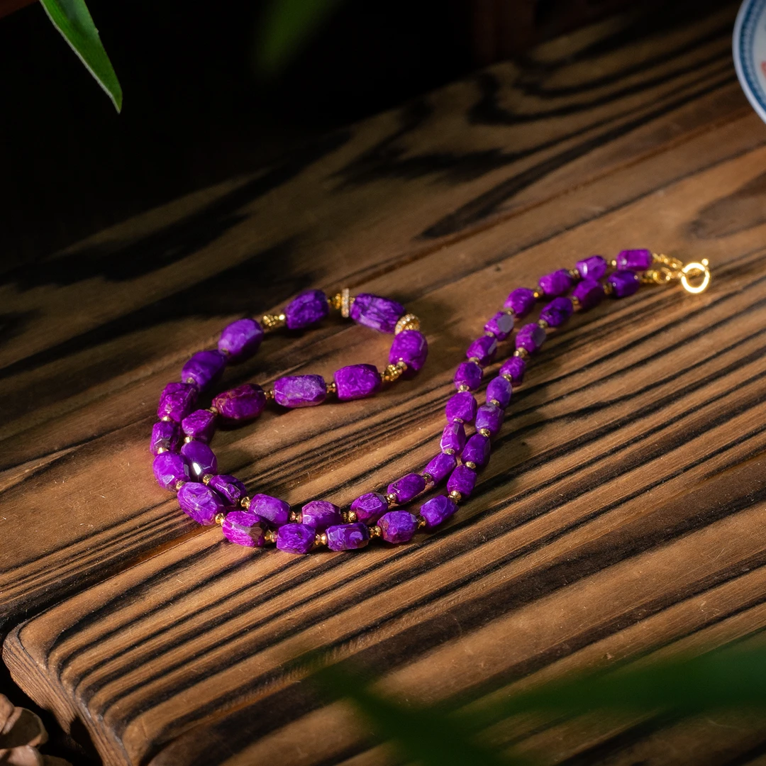 世间臻宝-玉色丨18K金丝绒舒俱来锁骨链/40cm+/多样性发/P6737/3/