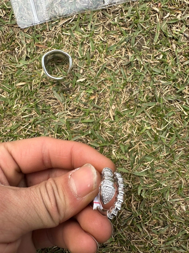 非金属亚克力戒指 设计感戒指 0012