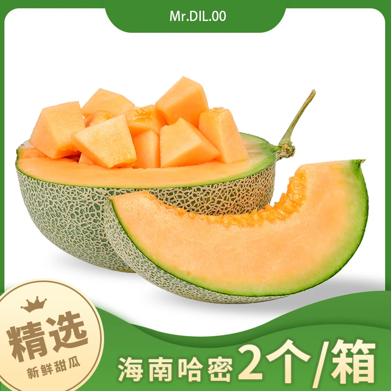 Mr.DIL.OO海南西州蜜哈密瓜 一箱两个