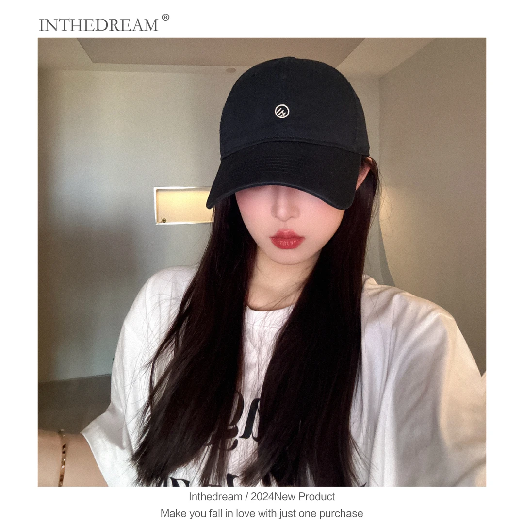 防晒遮阳潮牌刺绣大头围休闲复古时尚韩版鸭舌帽男女显脸小棒球帽