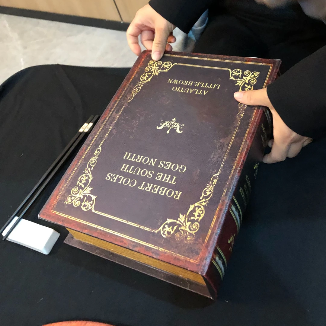 魔法书丨生日宴会酒店仪式道具丨书壳式收纳 丨创意假书