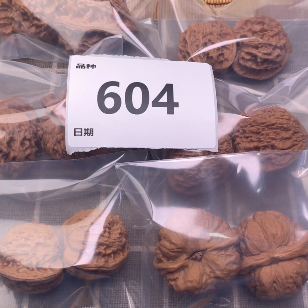 文玩核桃把件604号6对带练手蛙