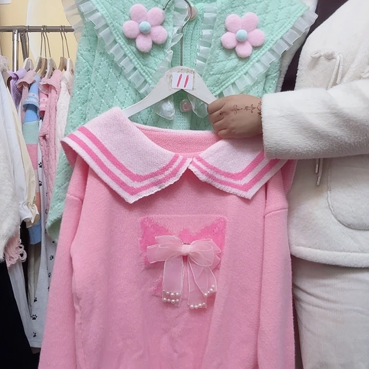 毛衣长袖上衣女长