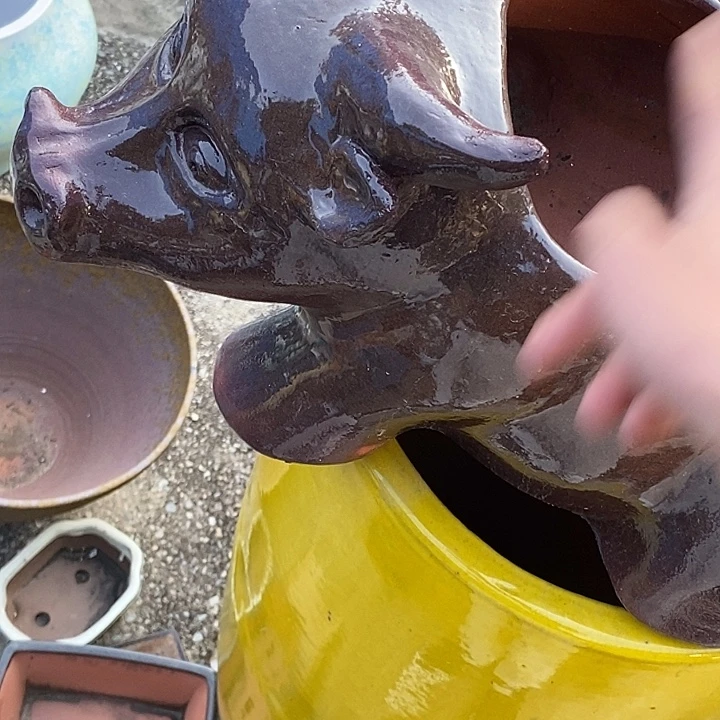 花盆紫砂紫砂瑕疵49.26无孔