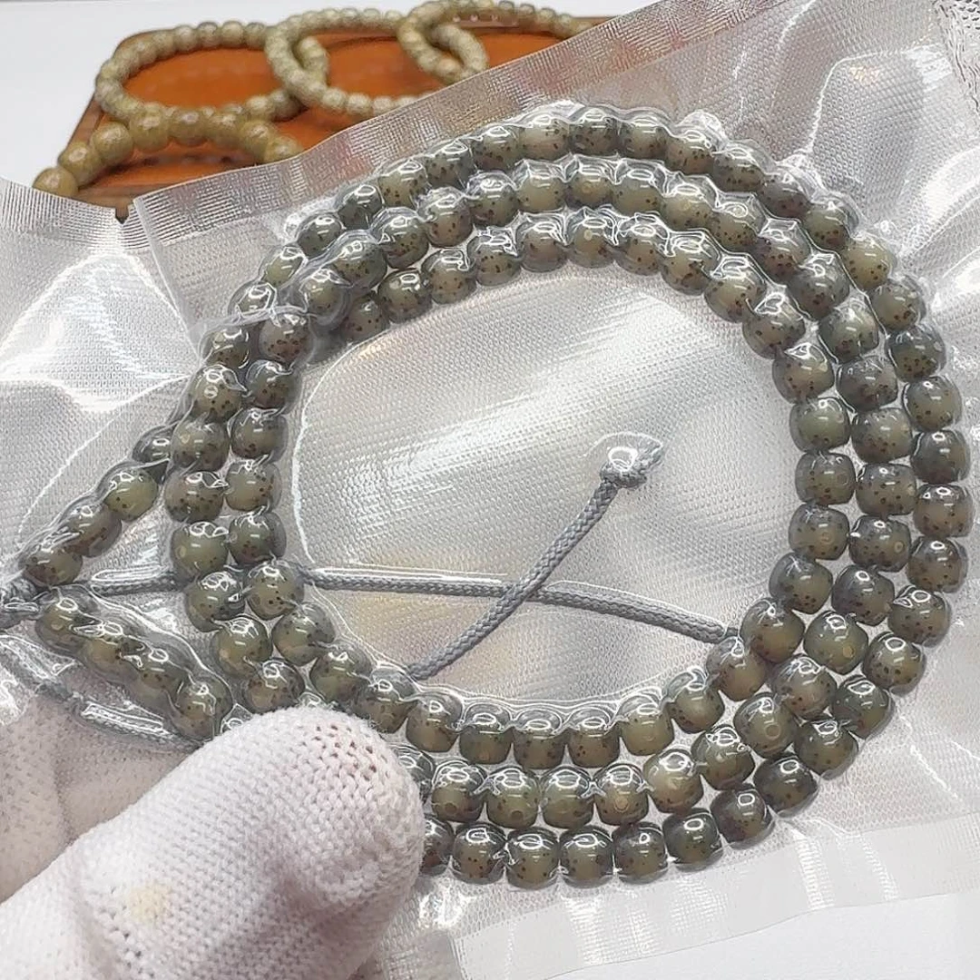 星月菩提吊坠9创世小冰糖月留白6左右108