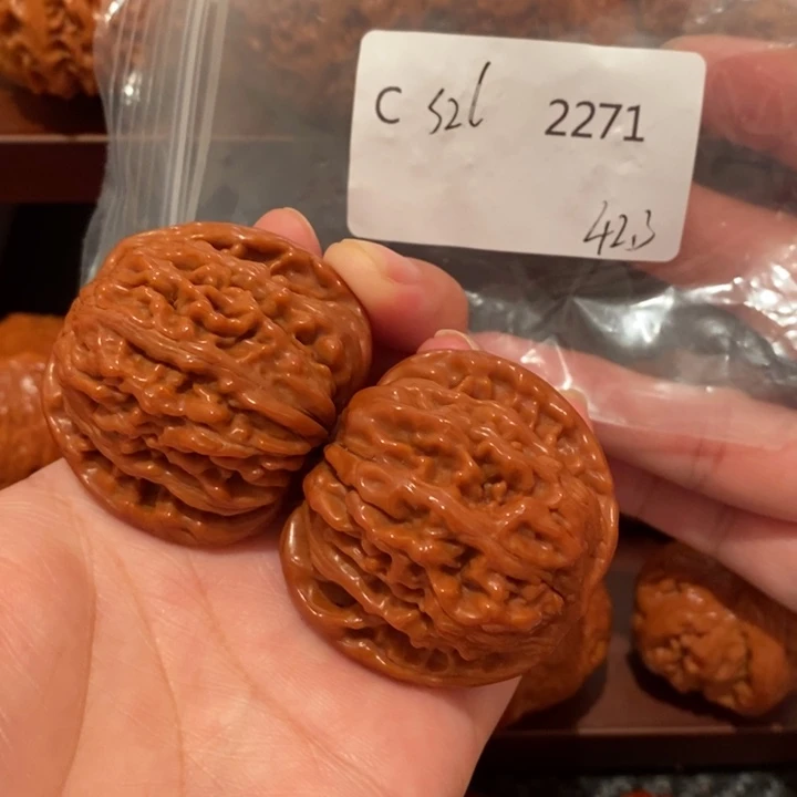 文玩核桃把件精品四座楼