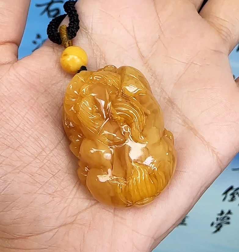 【齐福珠宝】定制手工雕刻貔貅挂件（多样性发其一）