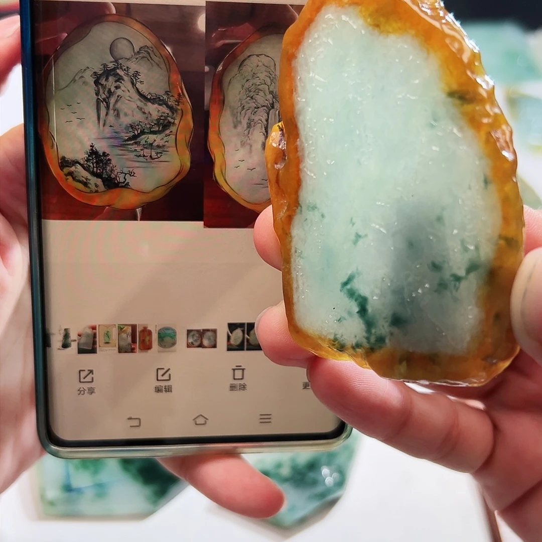 定制翡翠未镶嵌翡翠定制