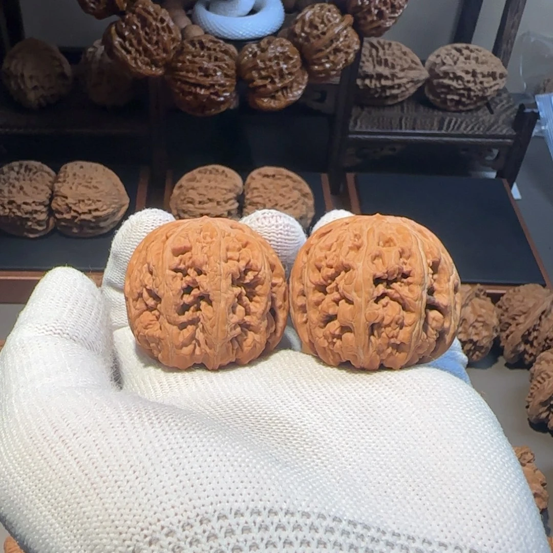 文玩核桃把件43尺大粗筋