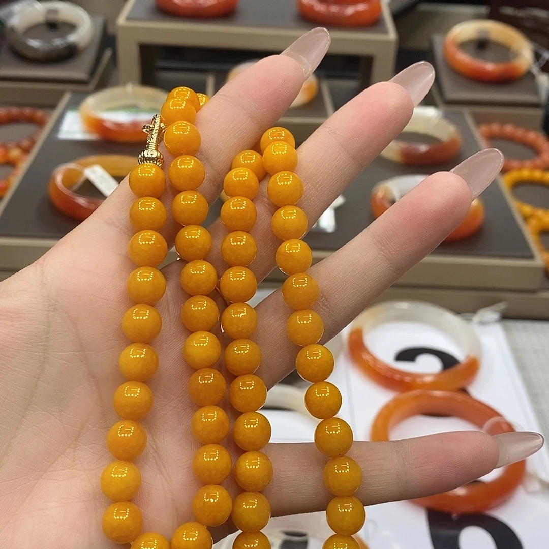 石英质玉未镶嵌项链