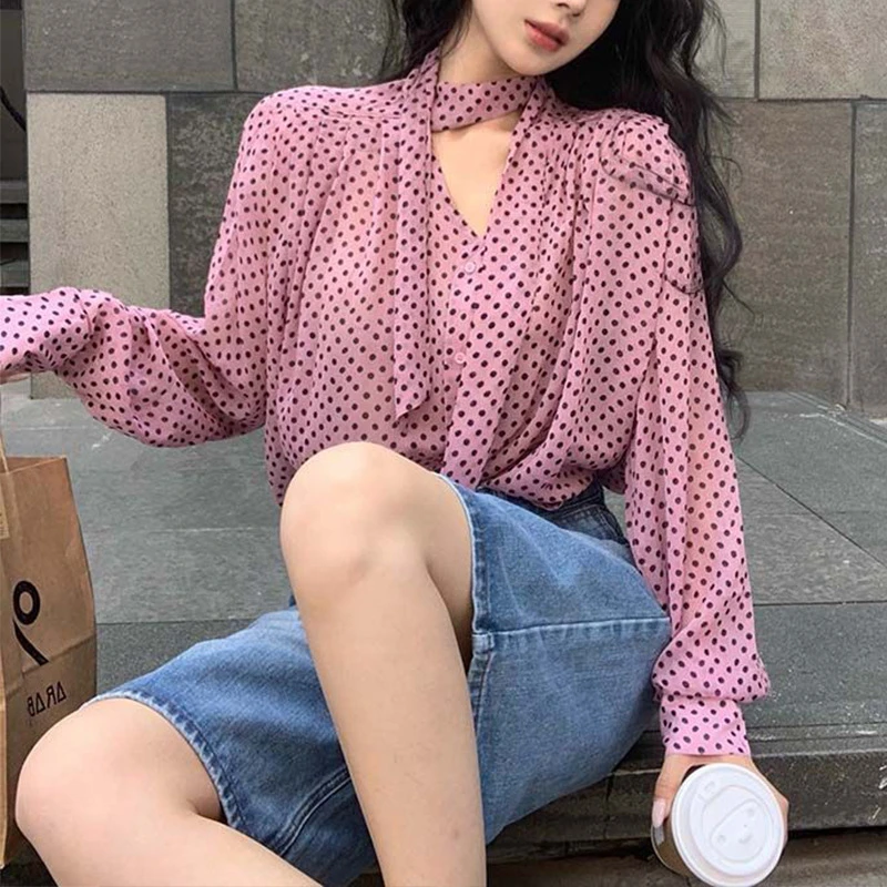 气质百搭小众设计感显瘦洋气韩版春夏薄款衬衫 2025 年春秋白色黑