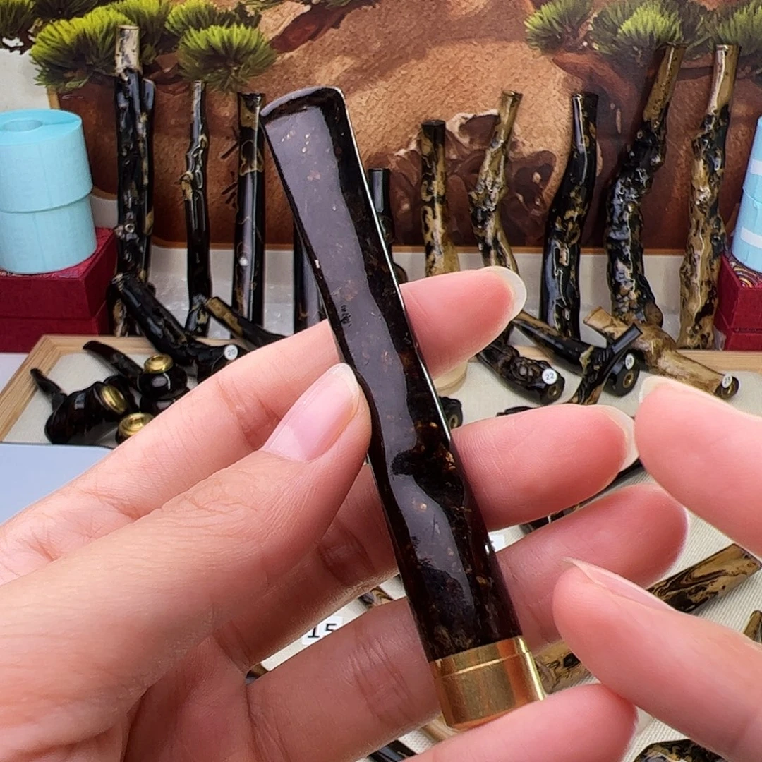 用***2 海小柳血柳光面烟嘴