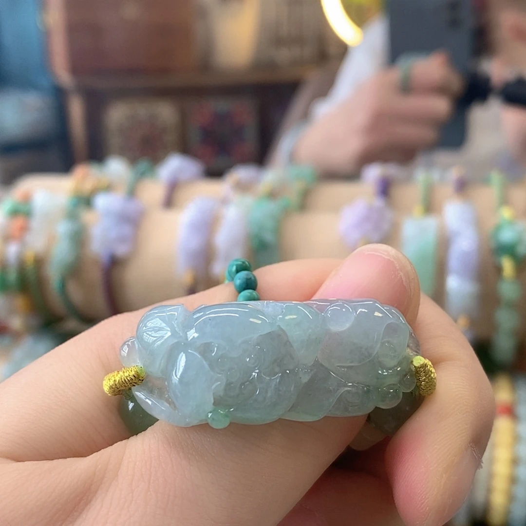 翡翠未镶嵌挂件翡翠手牌