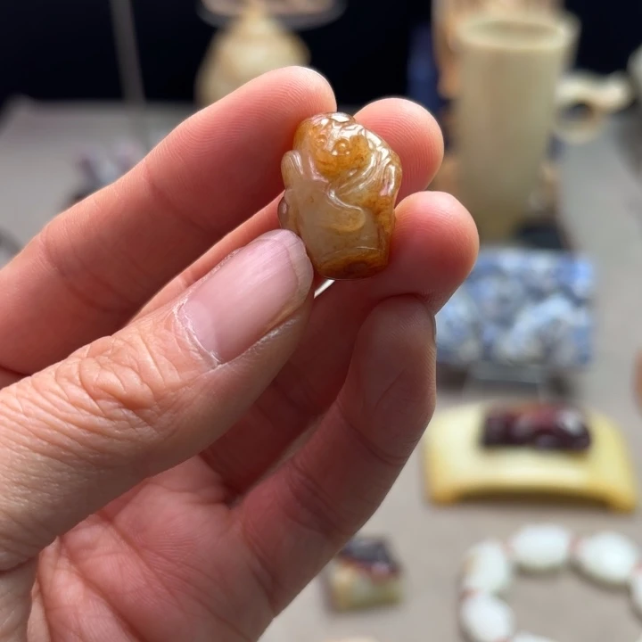 和田玉颈饰未镶嵌用****7