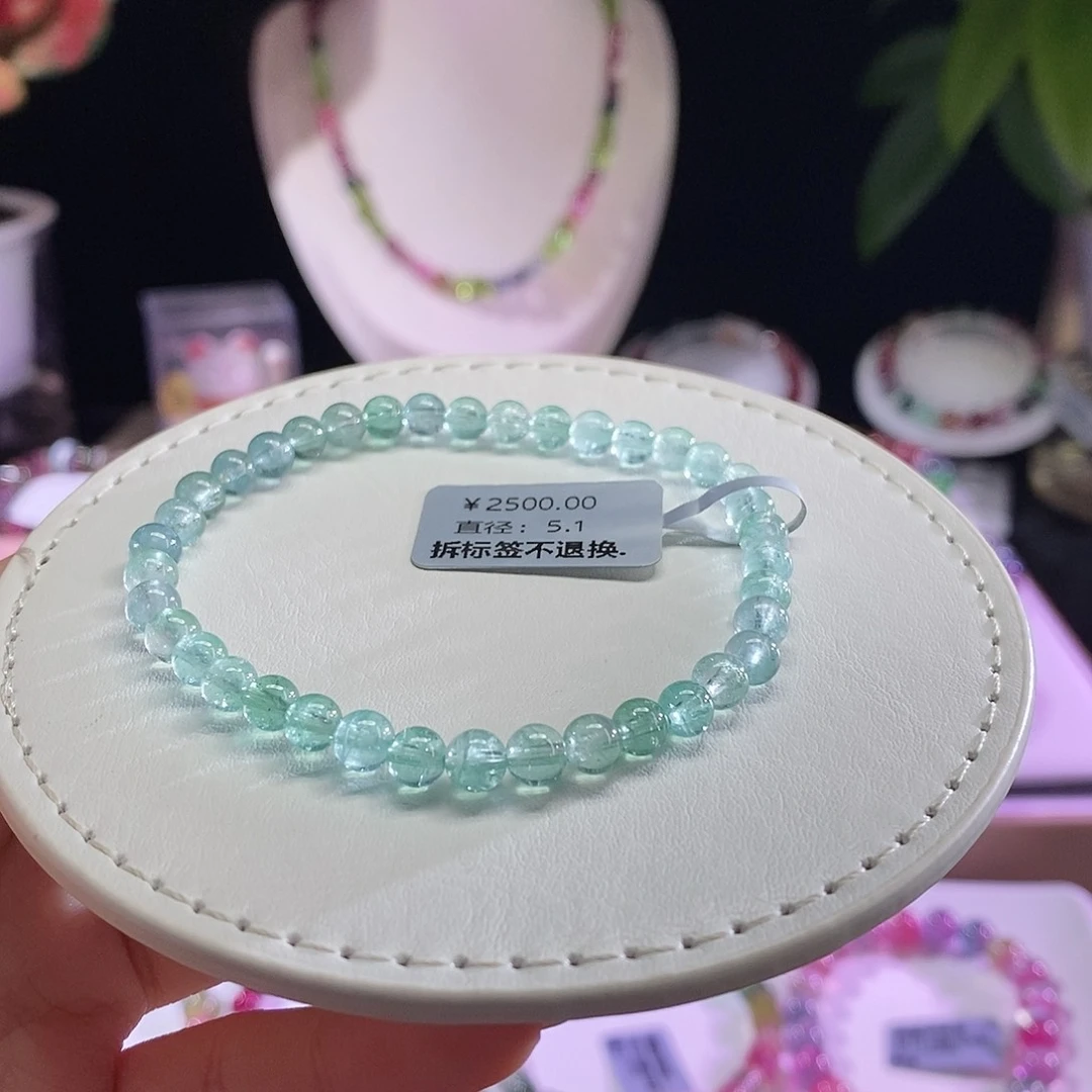 未镶嵌手链碧玺荧光帕拉伊巴