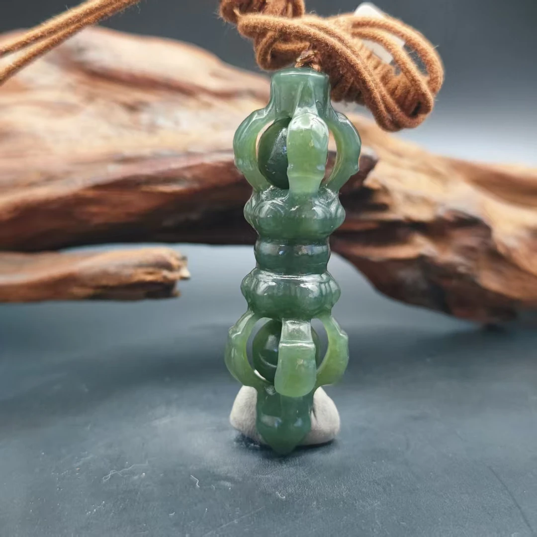 Z和田玉降魔杵吊坠1844