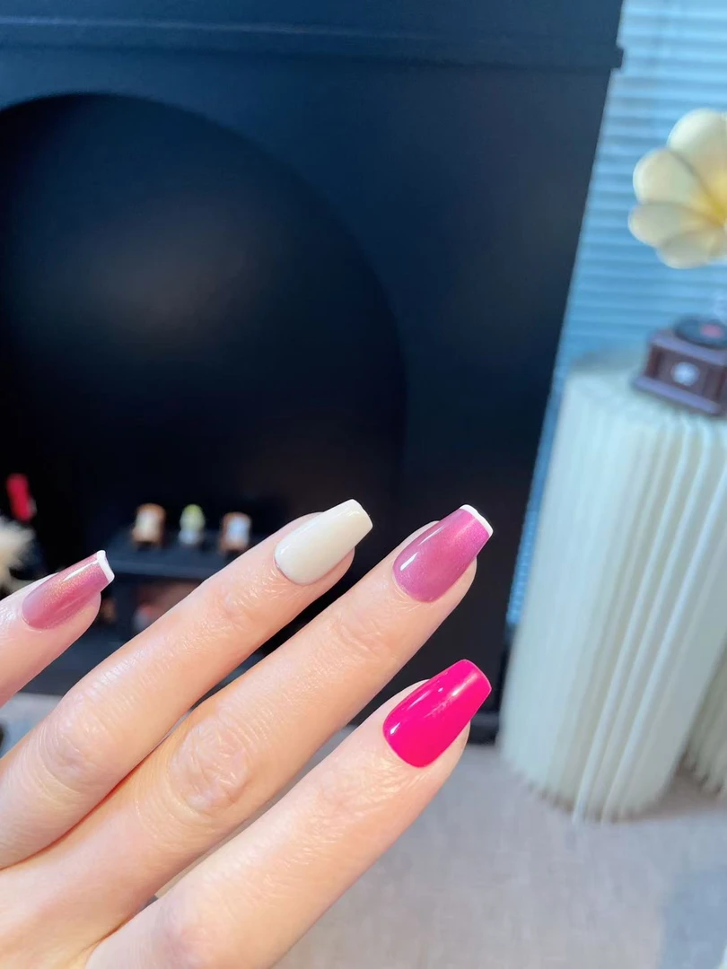 【小宝 】手工定制穿戴甲2025冰透新款美甲