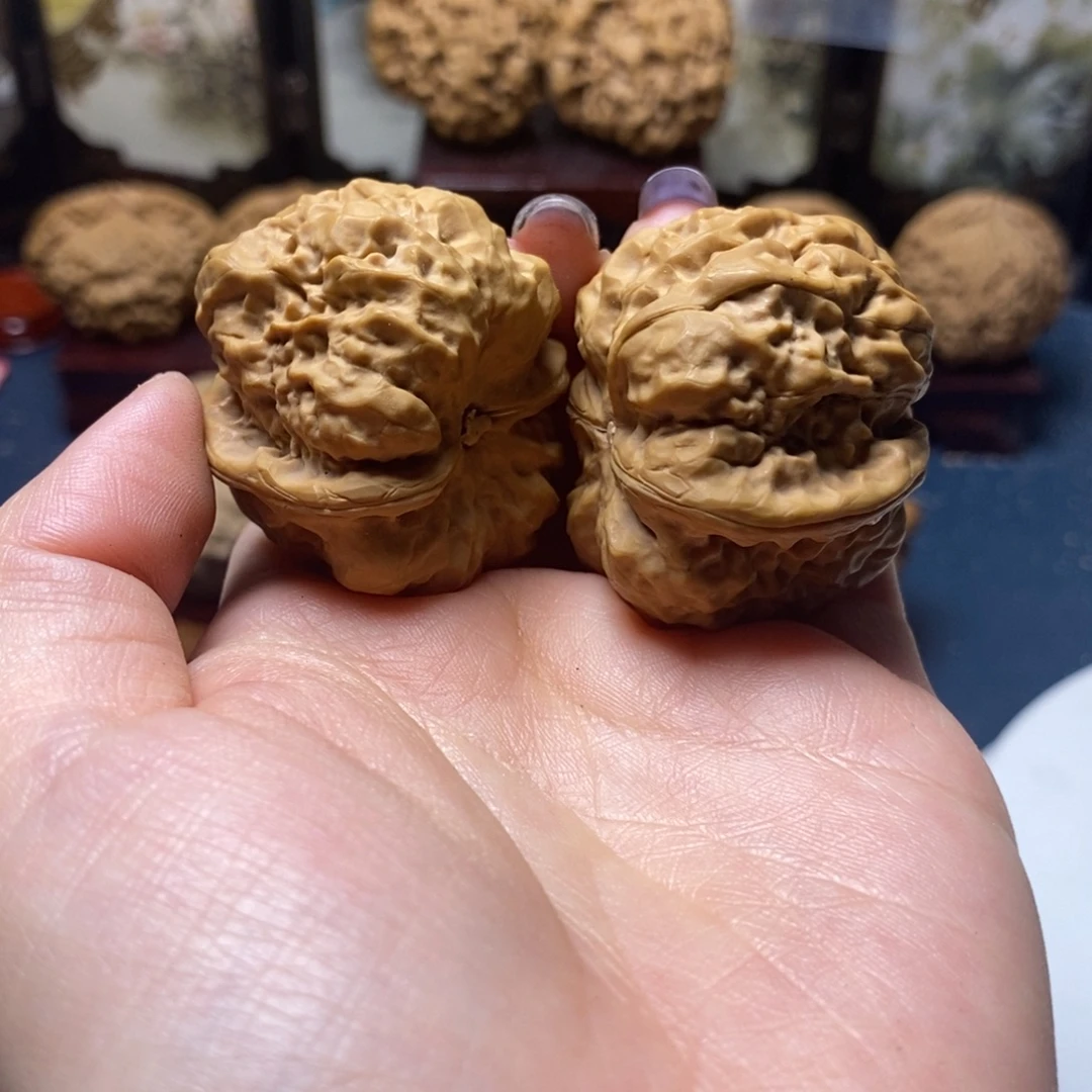 文玩核桃吊坠蛤蟆头37尺08