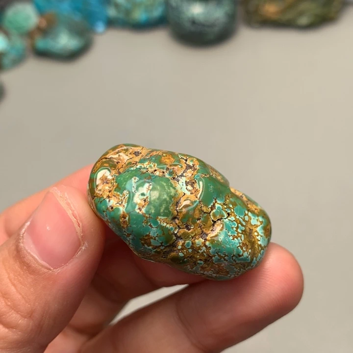 绿松石未镶嵌颈饰