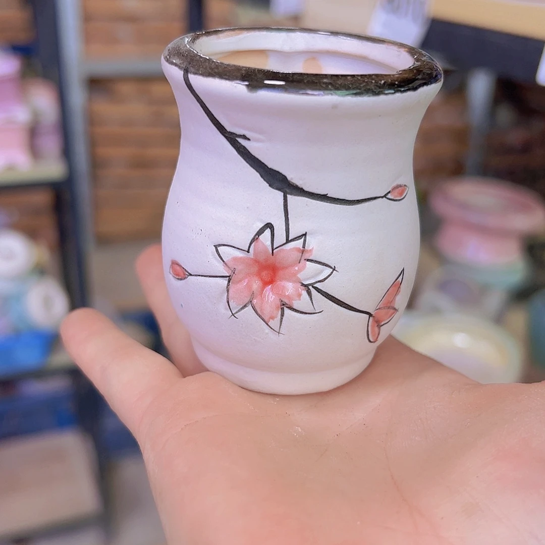 陶瓷花盆当场满12包邮