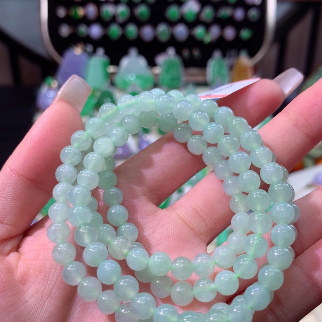 翡翠毛衣链未镶嵌翡翠