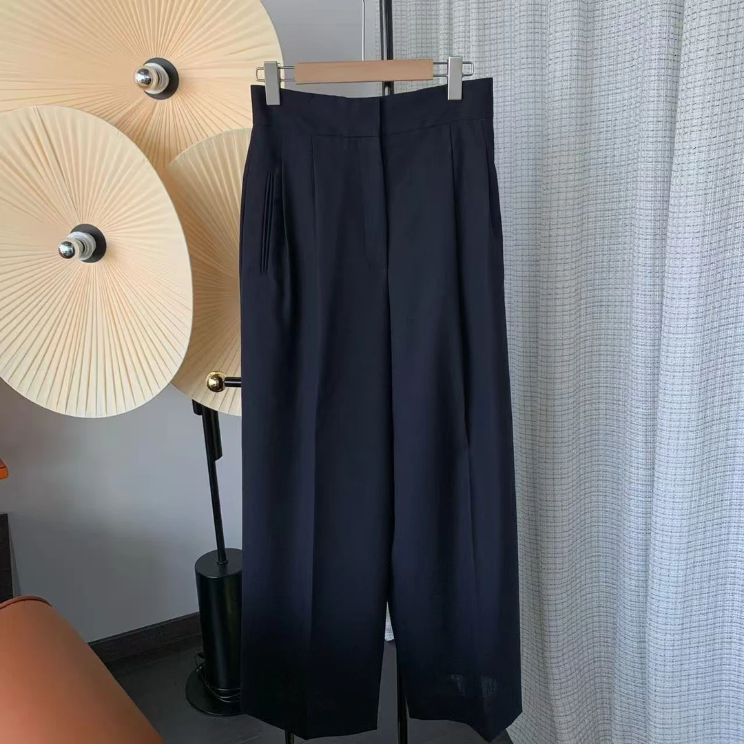 99新 YSL/圣罗兰 The row 藏青色牛仔裤 4码