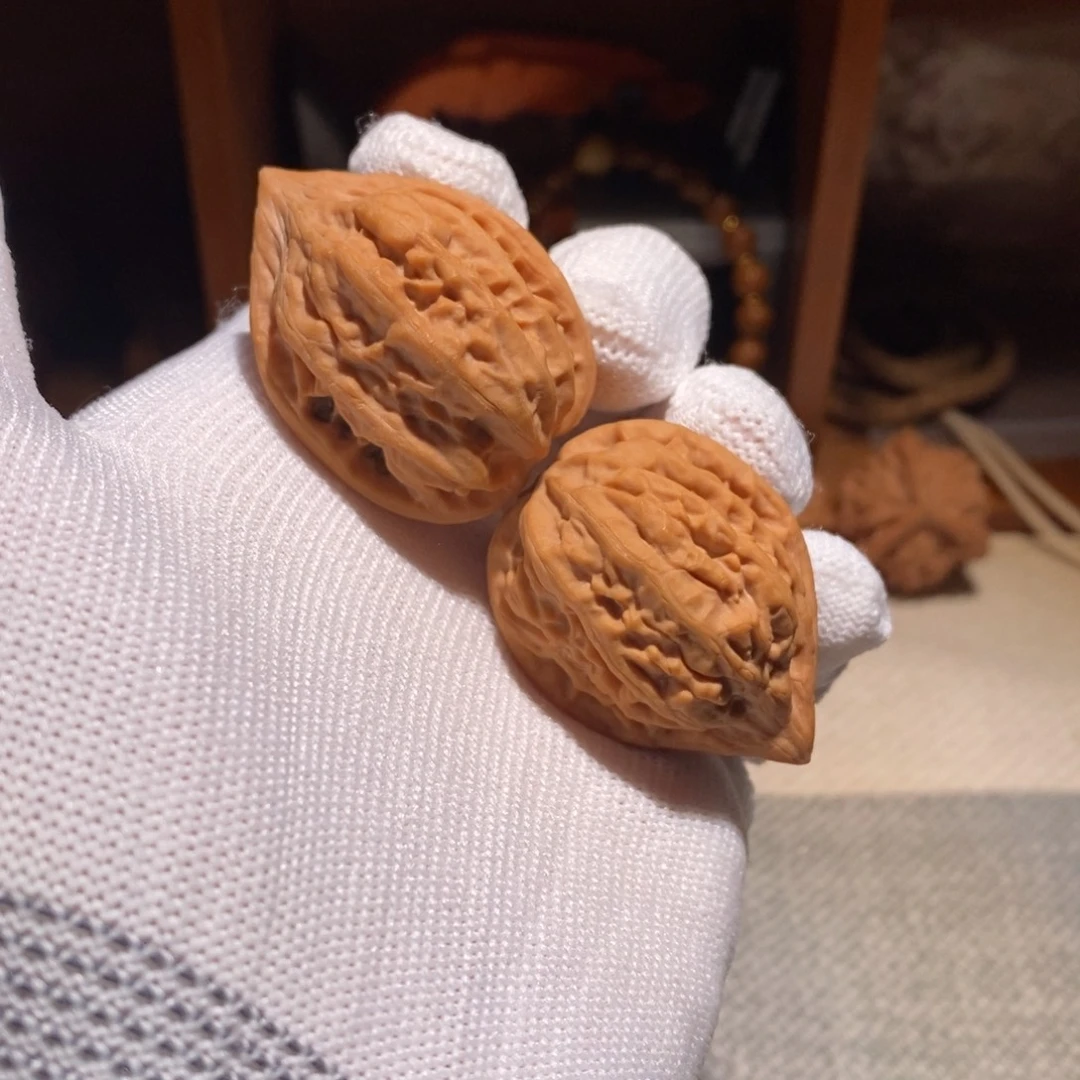文玩核桃把件瓷瓶鸭嘴YZ76