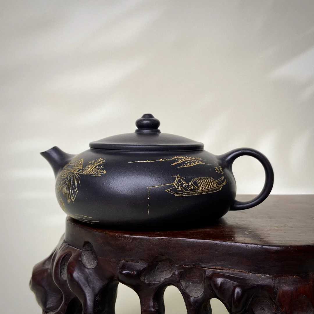 宜兴手工紫砂壶 GPQ4310-3（150cc）