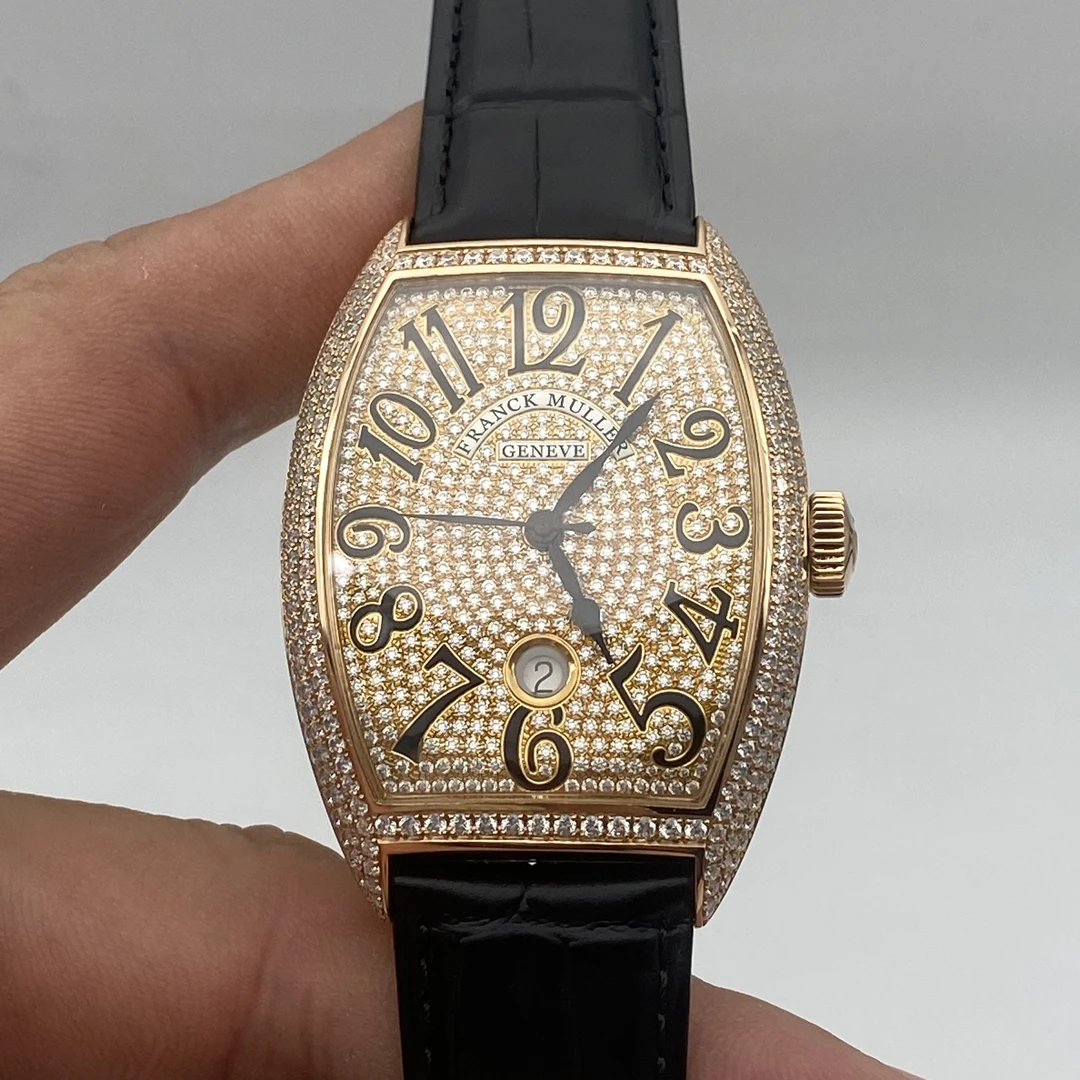 95新 Franck Muller/法兰克穆勒 8880 后镶钻 表径:55*40mm