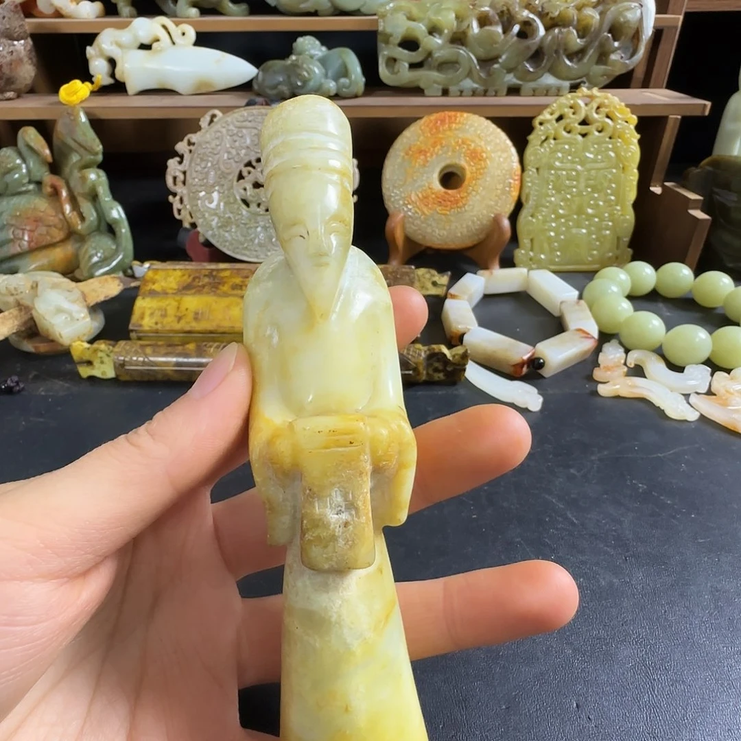 木***杨和田玉未镶嵌挂件