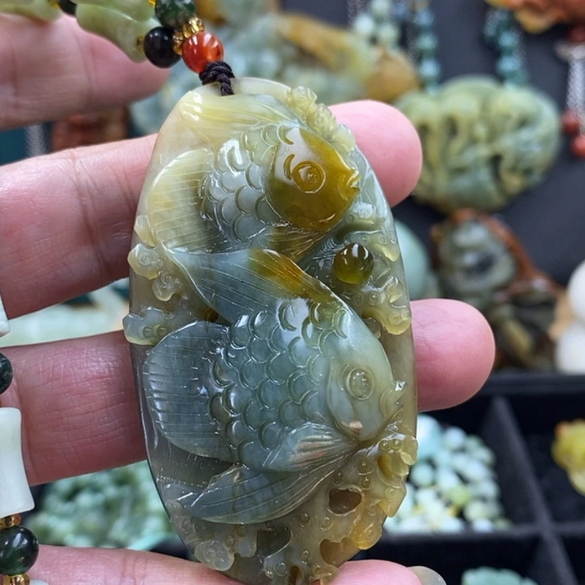 【闪购商品】未镶嵌蛇纹石玉吊坠
