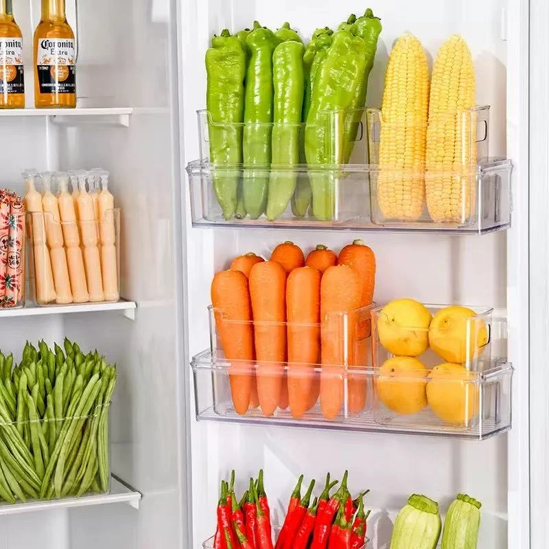 冰箱侧门收纳盒便携多功能分类冰箱置物盒家用大容量化肥