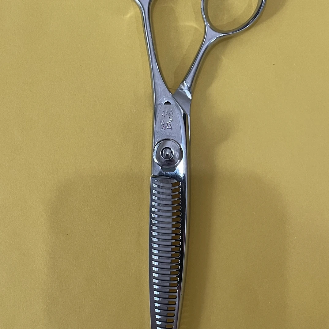 日本剪刀武芸6寸无痕牙剪去量20左右粉末钢锋利好用可抽拉