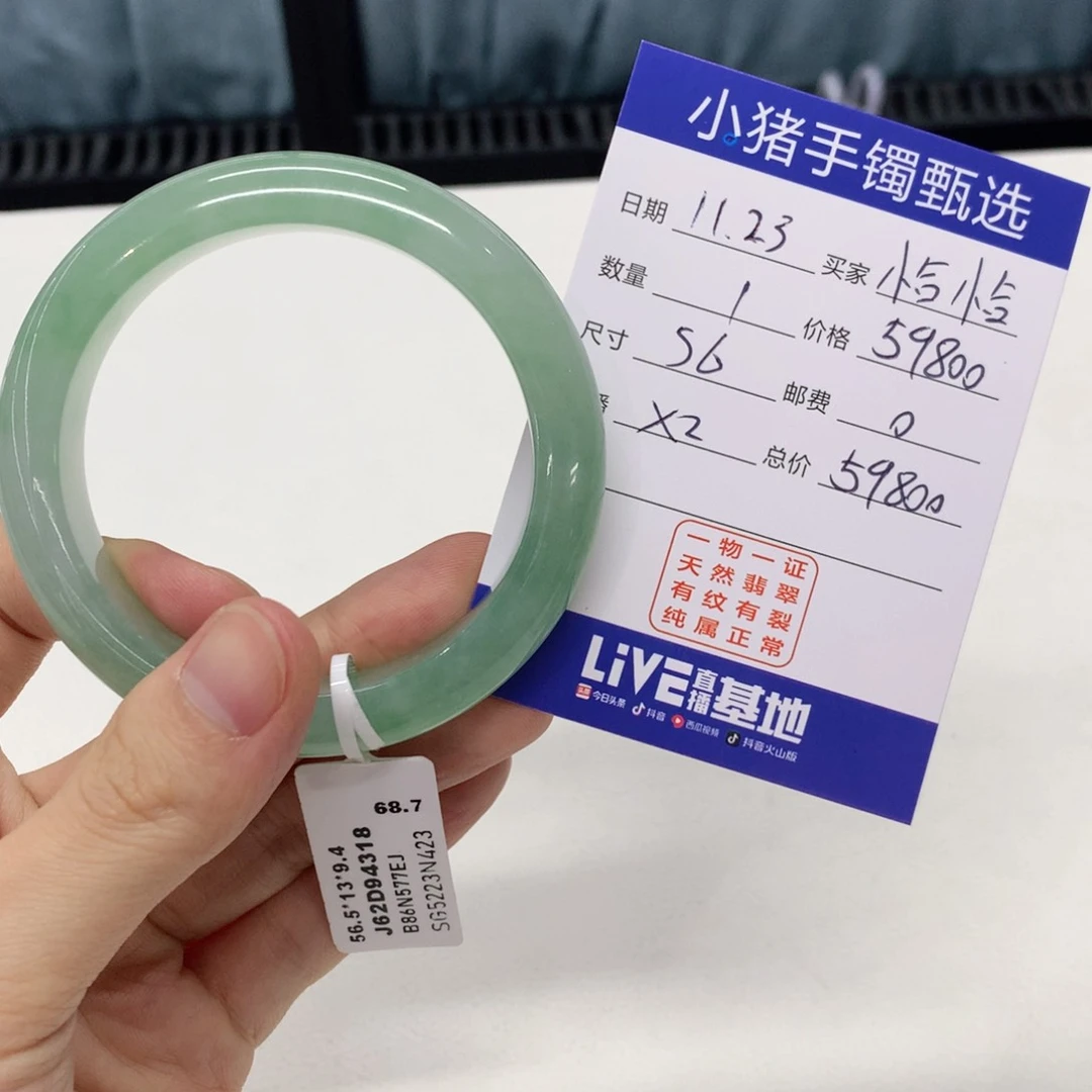 未镶嵌手镯翡翠恰*巧定金