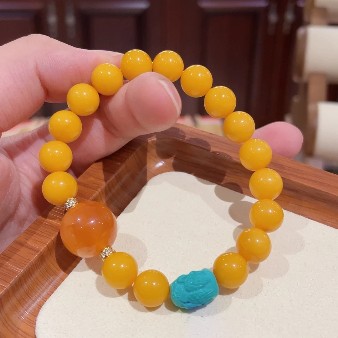 手链蜜蜡未镶嵌手串