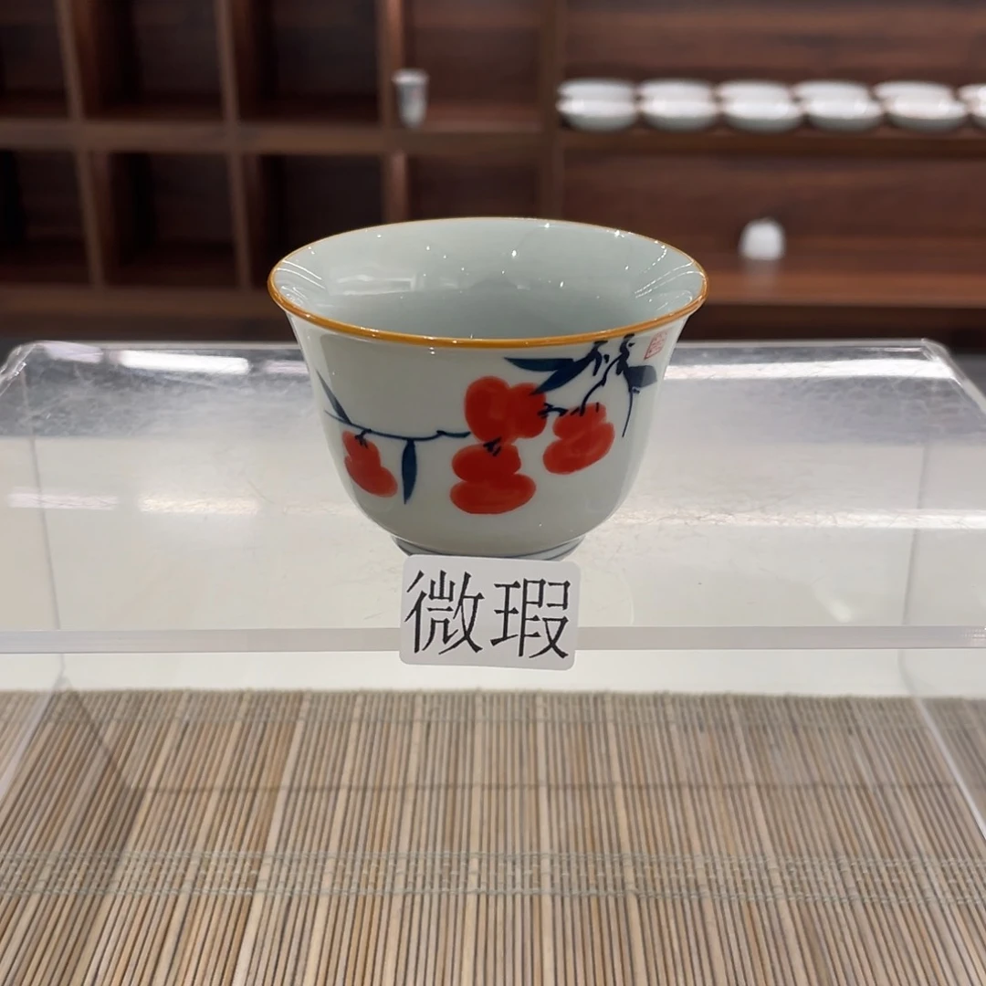 微瑕釉下彩纯手绘