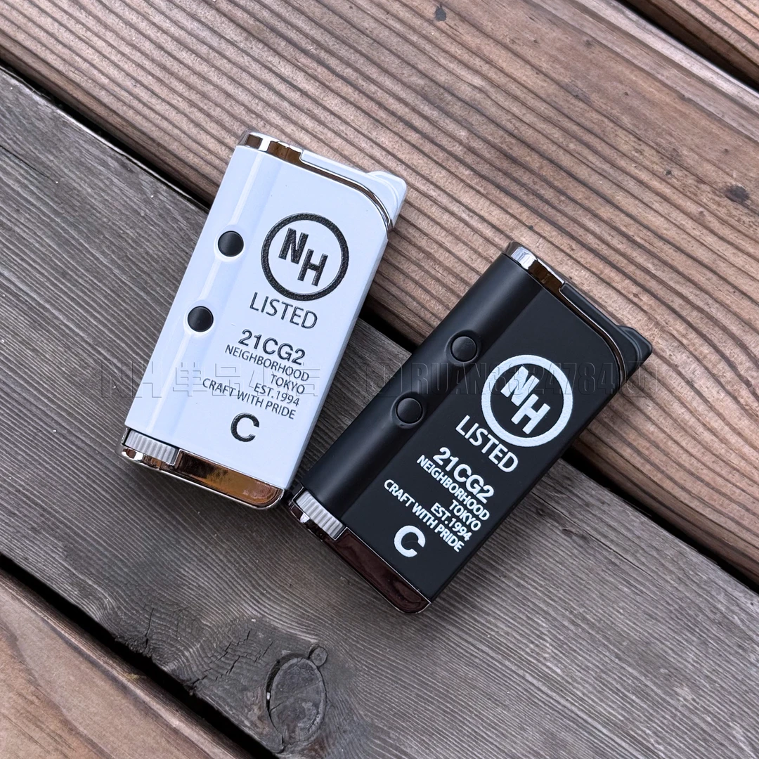 潮牌NBHD创意手电打火机防风充气耐用红焰打火机解压四种激光图案