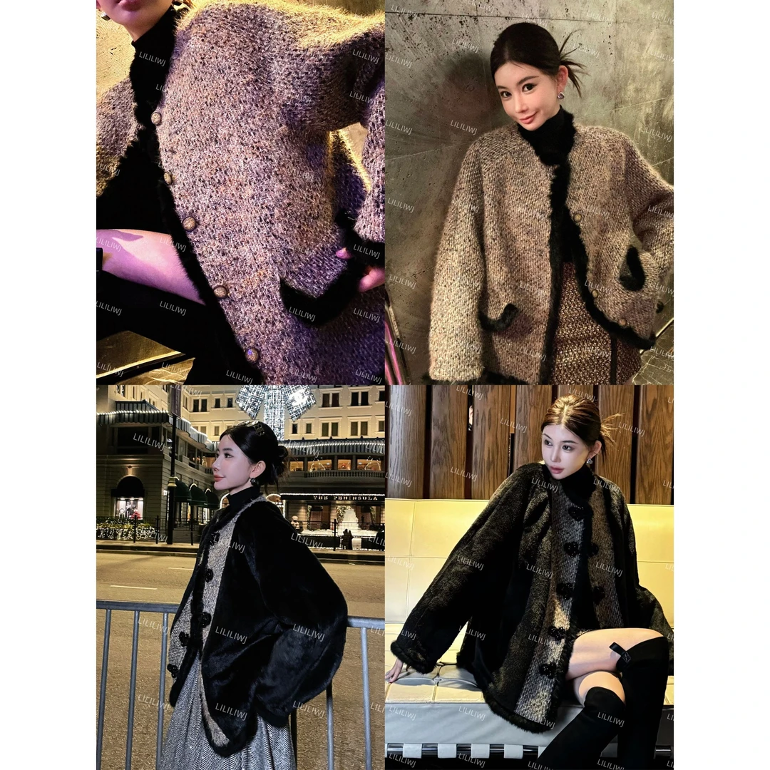 LI婉君【正反两穿香奶奶】法式设计感百搭潮流外套LWJ24D4C2580
